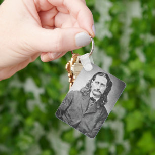 Marshal Wild Bill Hickok Old West Gunfighter Keychain