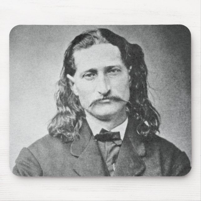 Marshal Wild Bill Hickok Old West Gunfighter Mouse Pad (Front)