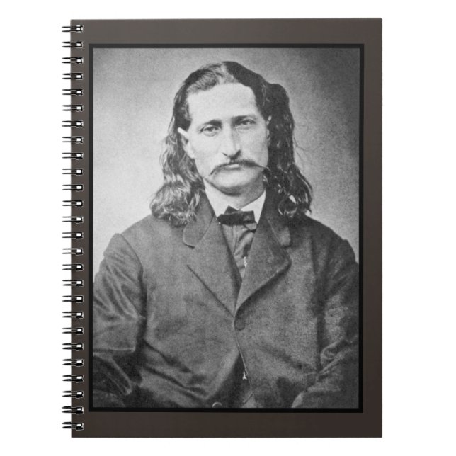 Marshal Wild Bill Hickok Old West Gunfighter Notebook (Front)
