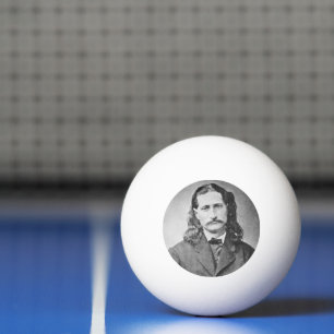 Marshal Wild Bill Hickok Old West Gunfighter Ping Pong Ball