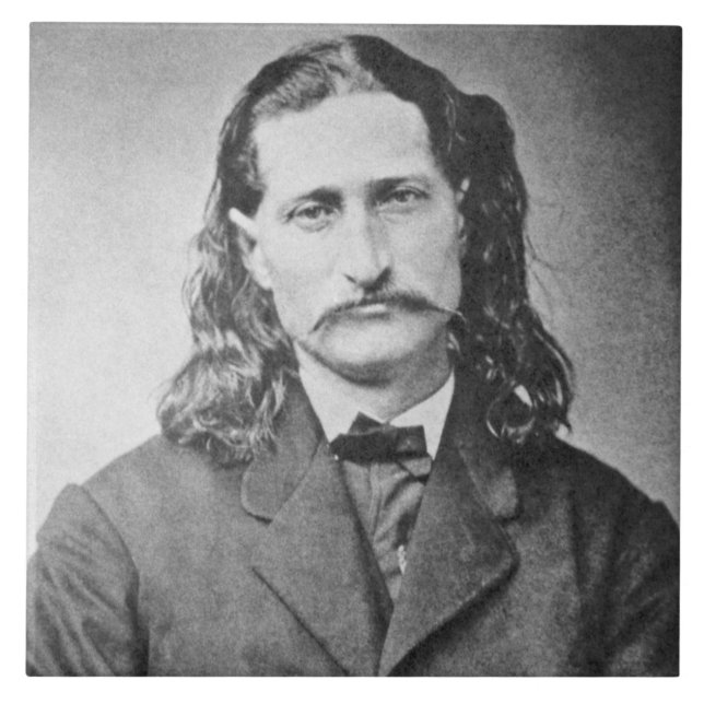 Marshal Wild Bill Hickok Old West Gunfighter Tile (Front)