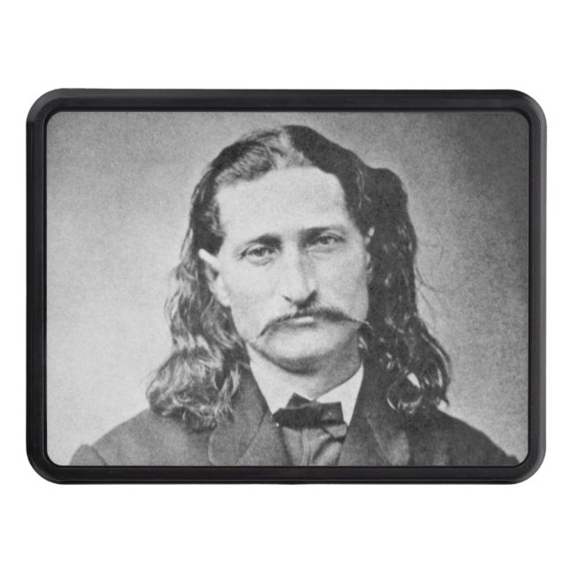 Marshal Wild Bill Hickok Old West Gunfighter Trailer Hitch Cover (Front)