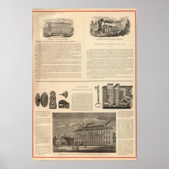 Marshall and Wendell, Manufacturers Poster (Front)