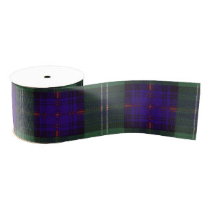 Marshall clan Plaid Scottish kilt tartan Grosgrain Ribbon