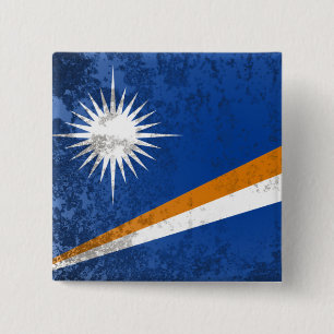 Marshall Islands 2 Inch Square Button