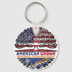 Marshall Islands American USA United States Keychain