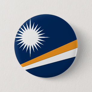 Marshall Islands Flag 2 Inch Round Button
