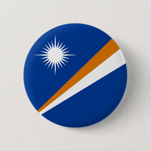 Marshall Islands Flag 2 Inch Round Button