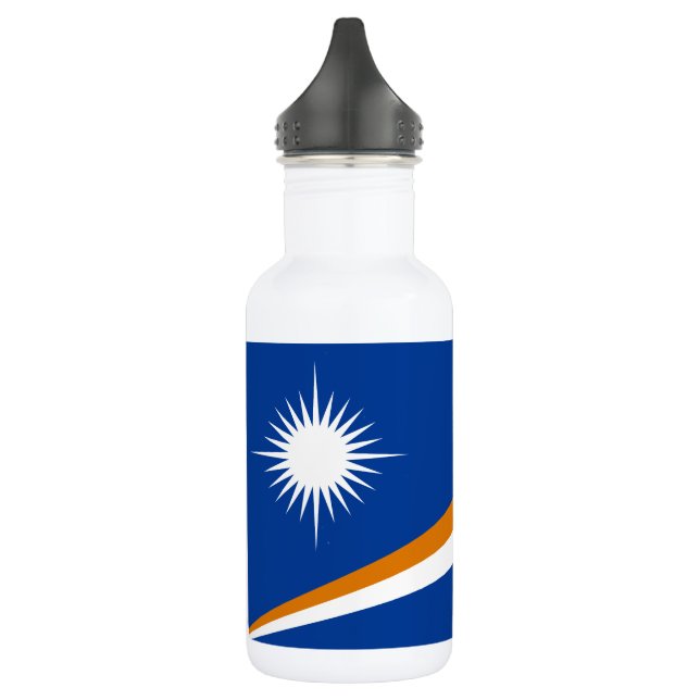 Marshall Islands Flag 532 Ml Water Bottle (Left)