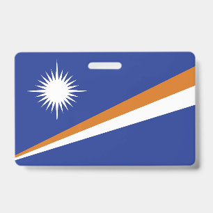 Marshall Islands flag Badge