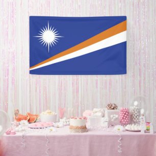 Marshall Islands flag Banner