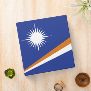 Marshall Islands flag Binder