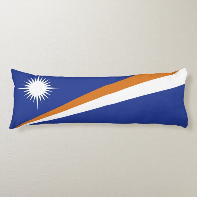 Marshall Islands flag Body Pillow (Front)