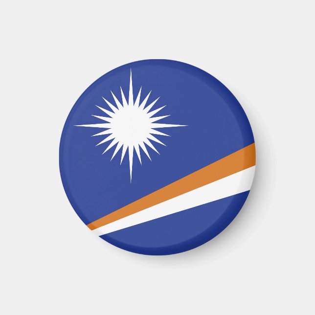 Marshall Islands flag Magnet (Front)
