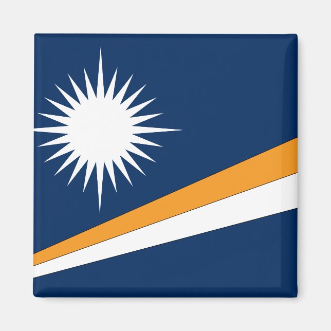 Marshall Islands Flag Magnet (Front)