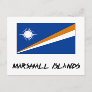Marshall Islands Flag Postcard