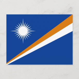 Marshall Islands Flag Postcard