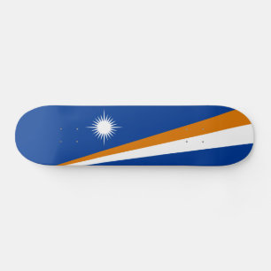 Marshall Islands Flag Skateboard