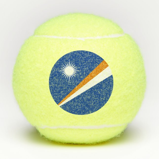 Marshall Islands Flag Tennis Balls (Front)