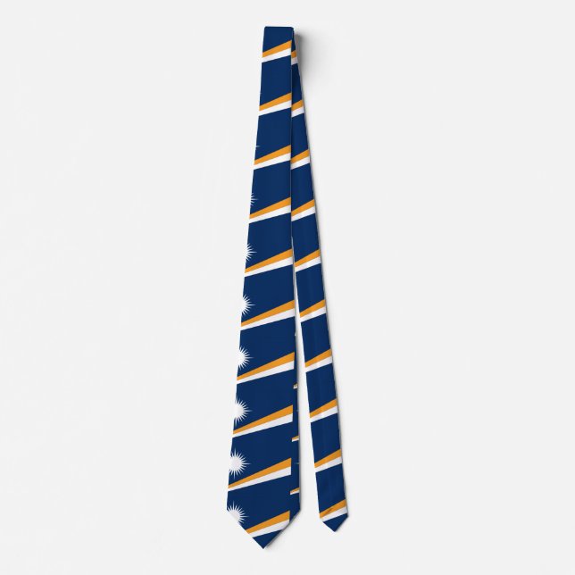 Marshall Islands Flag Tie (Front)
