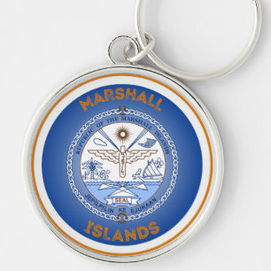 Marshall Islands Heritage Emblem Keychain