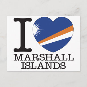 Marshall Islands Love v2 Postcard