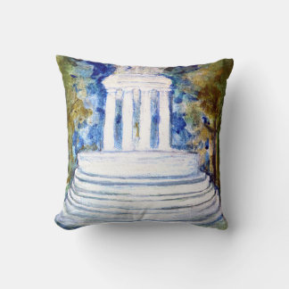 Marshall Michigan Fountain Throw Pillow