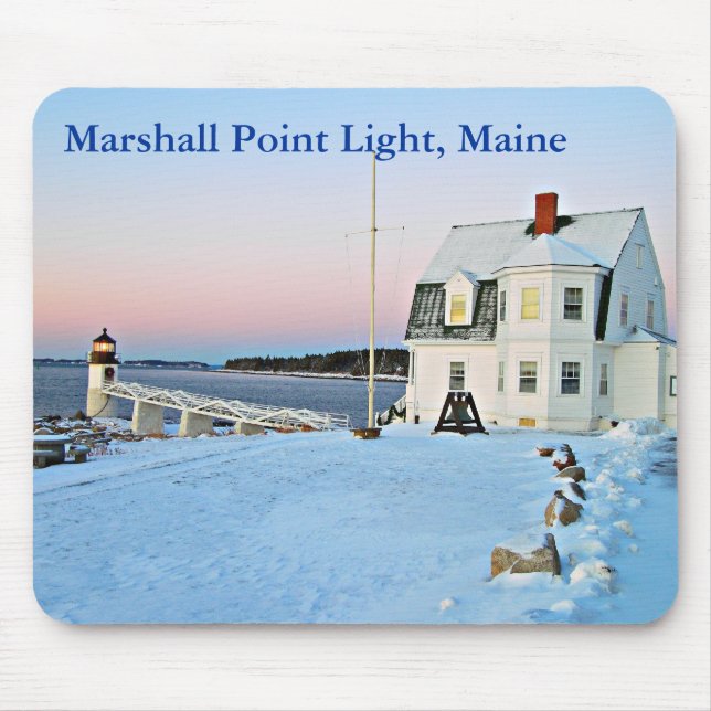 Marshall Point Light, Maine Mousepad (Front)