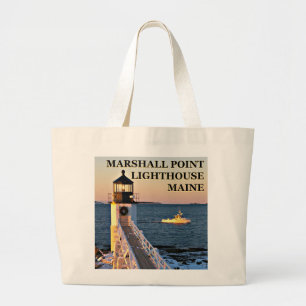 Marshall Point Lighthouse, Maine Jumbo Tote Bag