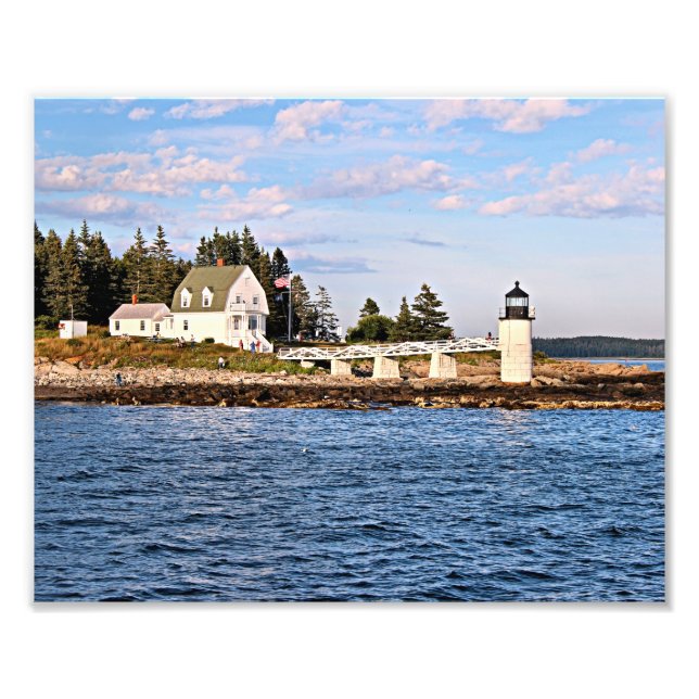 Marshall Point Lighthouse Maine Photo Print (Front)