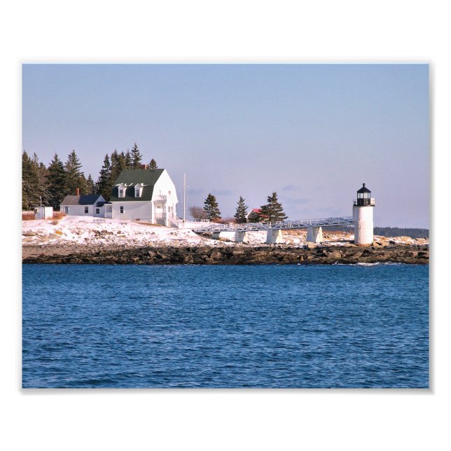 Marshall Point Lighthouse Maine Photo Print (Front)