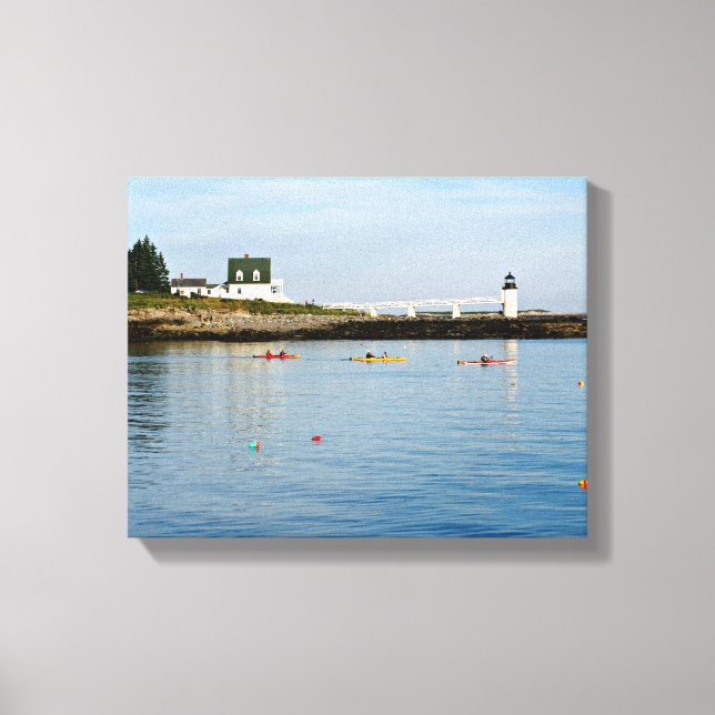 Marshall Point Lighthouse Maine Wrapped Canvas (Front)