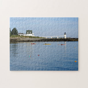 Marshall Point Lighthouse, Port Clyde Maine Jigsaw Puzzle