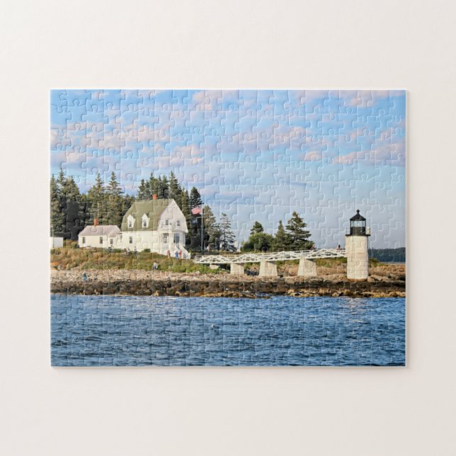 Marshall Point Lighthouse, Port Clyde Maine Puzzle (Horizontal)