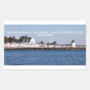 Marshall Point Lighthouse, Port Clyde Maine Sticker