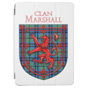 Marshall Tartan Scottish Plaid Lion Rampant iPad Air Cover