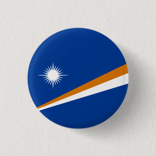 Marshallese Flag, Flag of The Marshall Islands 1 Inch Round Button