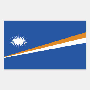 Marshallese Flag, Flag of The Marshall Islands Sticker