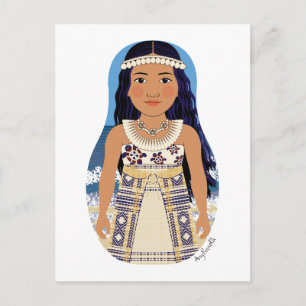Marshallese Matryoshka Postcard