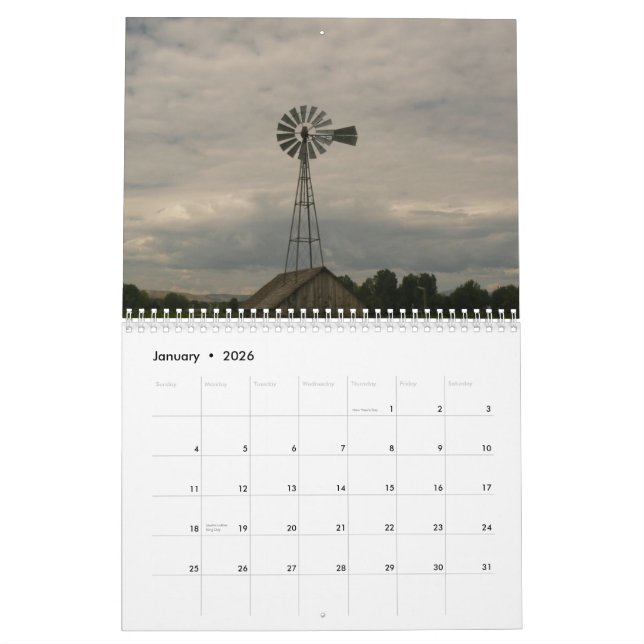 Marsha's Amazing Calendar (Jan 2026)