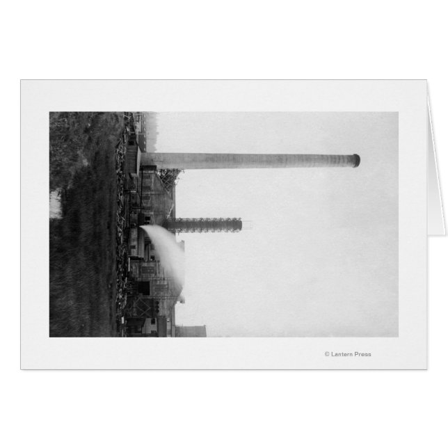 Marshfield, Oregon Vue sur les usines de bois (Devant horizontal)