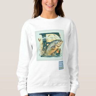 Marshian Women's Salmon Sweatshirt