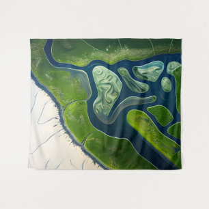 Marshland Elegance Tapestry