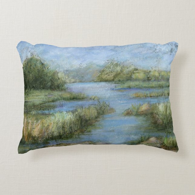 Marshland I Decorative Pillow (Front)