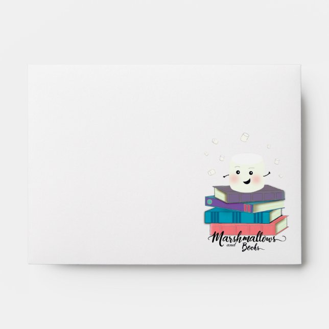Marshmallow et enveloppe du livre (Devant)