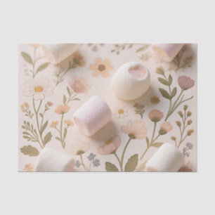 Marshmallow Floral Pastel Pattern Tissue Paper