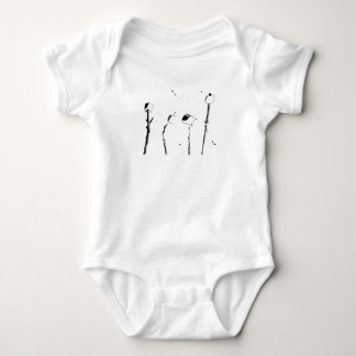 Marshmallow for Camping Baby Bodysuit