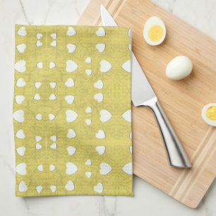 Marshmallow Hearts Kitchen Towel
