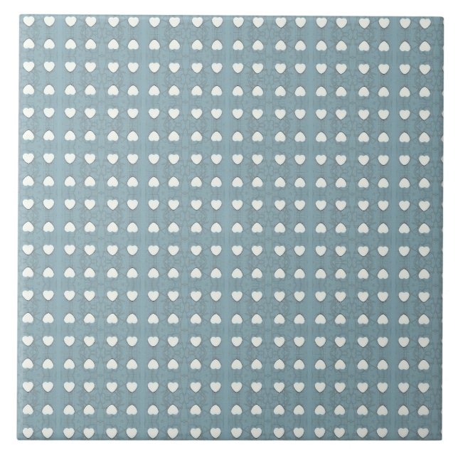 Marshmallow Hearts Tile (Front)