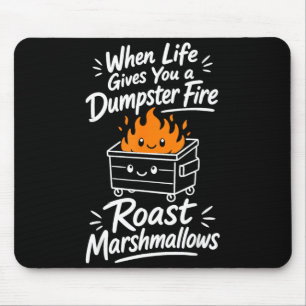 Marshmallow humour mouse pad